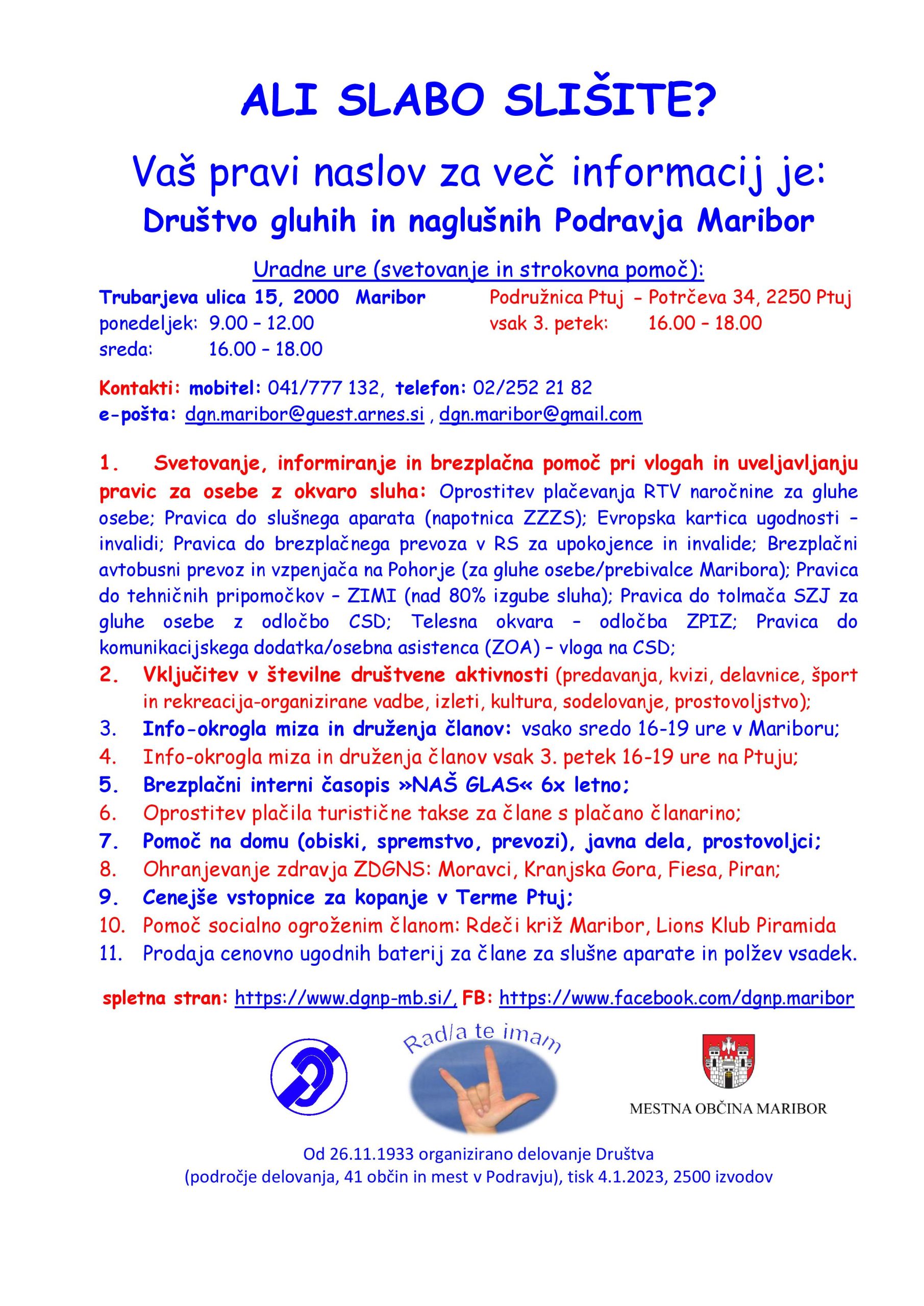 Plakat A4 DGNP 4.1.2023 Ali slabo slišite-01